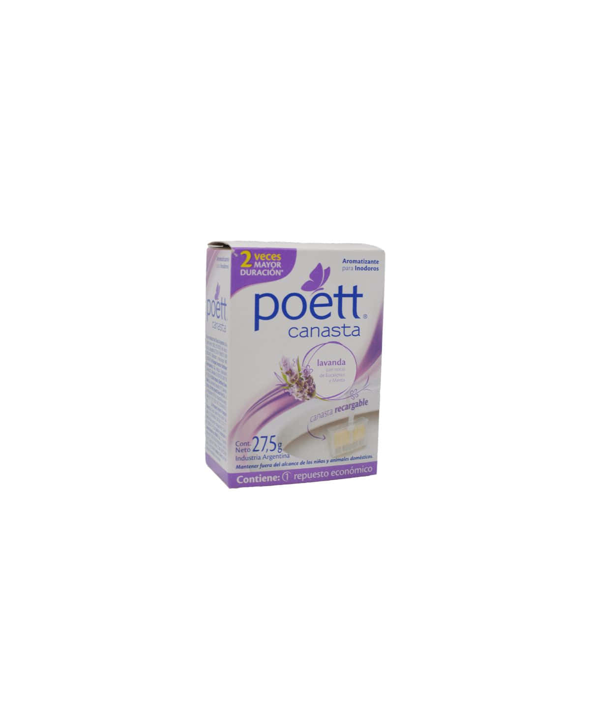 Canasta para Inodoro Poett Lavanda 27,5 Gr